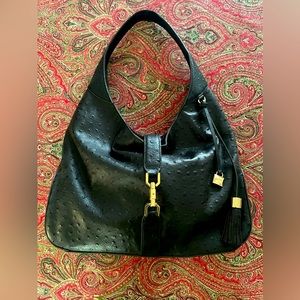 G.I.L.I. Black Leather Purse